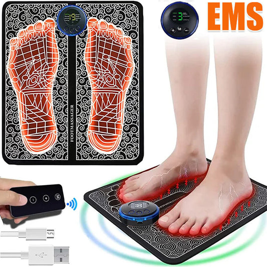 Tapis de Massage Électrique Relaxium™ – EMS Pieds & Jambes