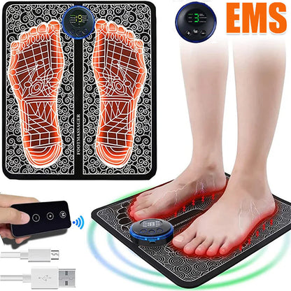 Tapis de Massage Électrique Relaxium™ – EMS Pieds & Jambes