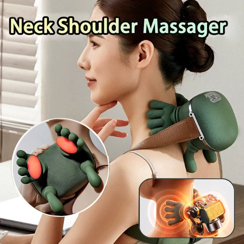 Masseur Relaxium™ Sans Fil – Cou, Épaules & Dos