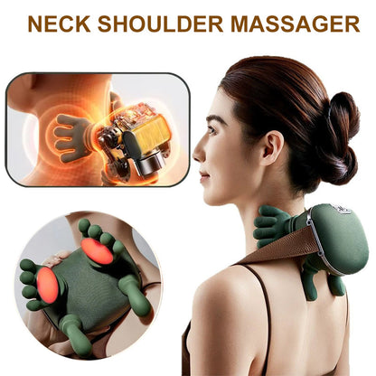 Masseur Relaxium™ Sans Fil – Cou, Épaules & Dos